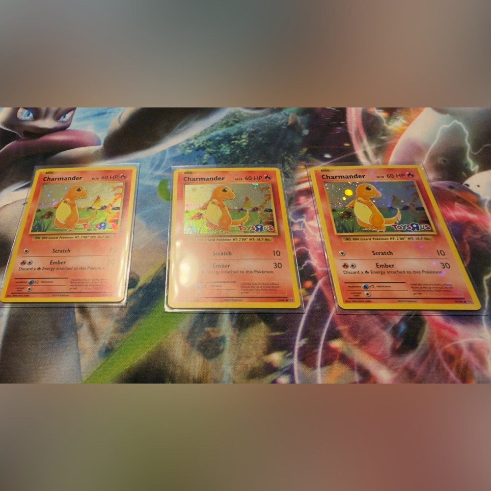 Charmander toys r us holo promo Pokémon Card